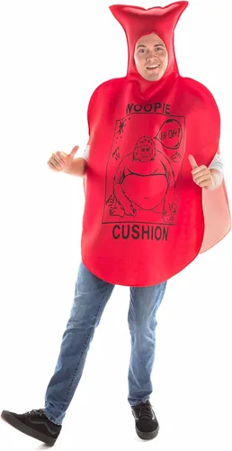 Vista 3 de Woopie - Disfraz de Halloween con diseño de pedo rojo, talla única
