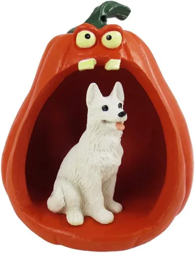 Vista 218 de Conversation Concepts Figura de Corgi galés de Halloween y calabaza Welsh Corgi Pembroke