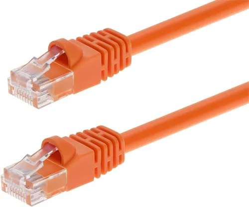 Vista 11 de 0.5FT 24AWG Cat5e 350MHz UTP Cable de red Ethernet de cobre desnudo - Negro