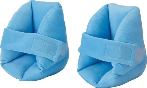 Vista 4 de Nova Protector médico del talón con cubierta de terciopelo azul