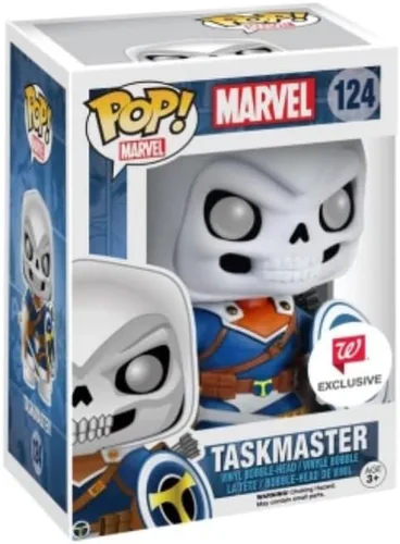 Vista 2 de Funko Pop! Marvel Taskmaster 124 - Cabeza Bobble exclusiva