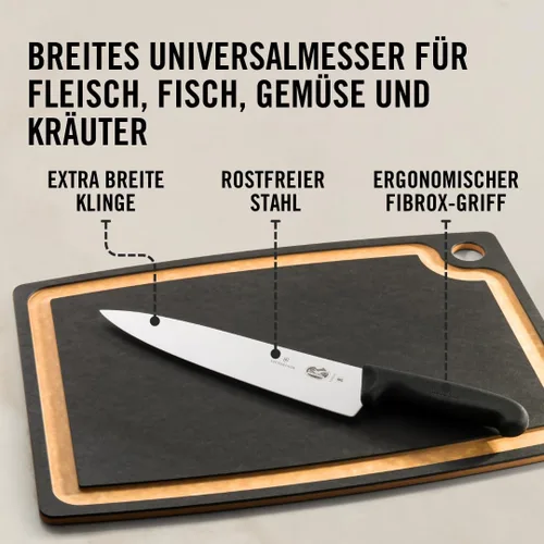 Vista 3 de Victorinox 5.2003.25 10 Inch Fibrox Pro Chef's Knife, Black, 10