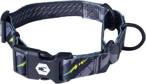 Vista 12 de Wolfgang - Collar de perro Martingala resistente con hebilla de nailon de liberación rápida para caminar y entrenar, estampado BrookTrout, grande