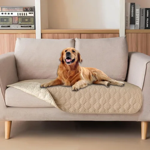 Vista 72 de gogobunny Manta para mascotas 3 veces más resistente, impermeable y a prueba de arañazos; protector de muebles reversible para perros y gatos, funda