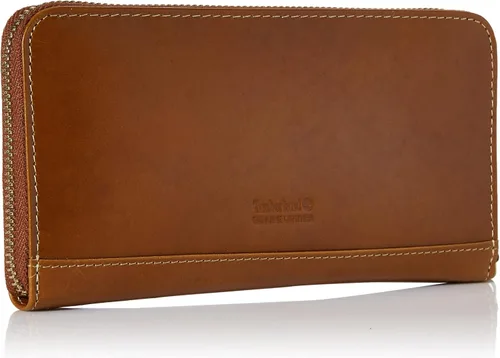 Vista 2 de Timberland Cartera de cuero RFID con cremallera alrededor de la cartera con correa para la muñeca