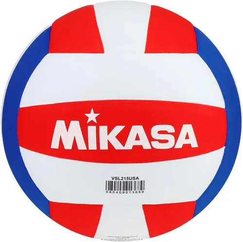 Vista 5 de Mikasa Voleibol de clase competitiva (rojo/blanco/azul)