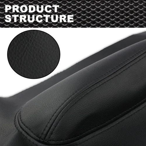 Vista 5 de CNNELL Cubierta de cuero para tarjeta de inserción de panel de puerta, compatible con VW Beetle 1998-2010, 2 unidades, color negro