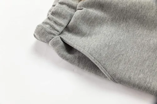 Vista 4 de UNACOO Pantalones deportivos unisex suaves y saludables para niños y niñas edad 3-12 años gris XL 11-12 años