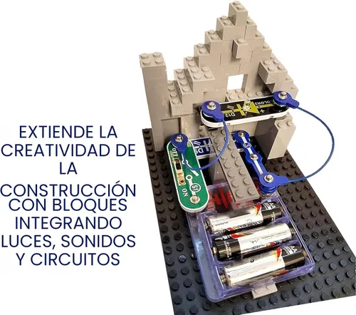 Vista 9 de Snap Circuits BRIC: Estructuras Kit de exploración de módulo y electrónica Más de 20 proyectos de matriz y módulo Manual de proyecto a
