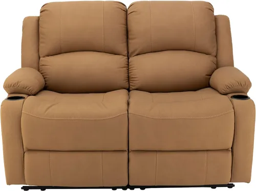 Vista 6 de Camper Comfort Asientos reclinables de pared de 58 pulgadas Sofá reclinable doble para caravana Sofá RV Sofá reclinable de pared Asiento