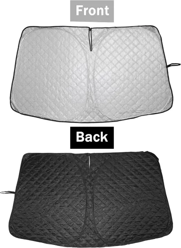 Vista 7 de Parasol para parabrisas para RAV4 2019-2022 2023 2024 2025, accesorios mejorados, parasol plegable y grueso, ajuste personalizado, bloqueador