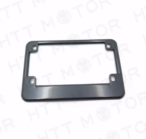 Vista 3 de MT294-004 - Marco de matrícula de motocicleta compatible con placa de motocicleta de 4 x 7 pulgadas de ancho extra de 1 pulgada