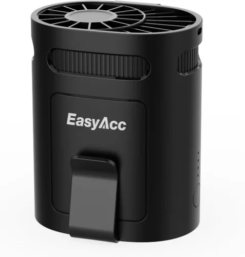 Vista 9 de EasyAcc - Ventilador de cintura portátil, ventilador personal portátil 5 en 1 con LED y ventilador de cuello de 10000 mAh y ventilador