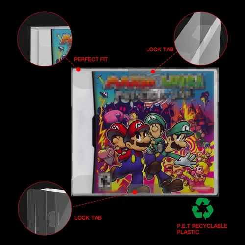 Vista 3 de 10 fundas protectoras de caja transparente para Nintendo DS NTSC, funda de plástico transparente de alta calidad, funda protectora resistente a