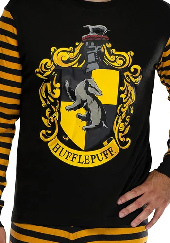 Vista 5 de Harry Potter Hogwart's House Crest - Pijama ajustado de algodón para adultos