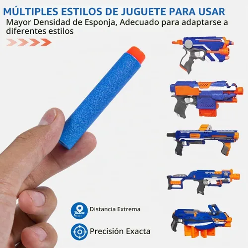 Vista 4 de KISEER Paquete de munición de balas de dardos de repuesto de colores de 240 piezas para Nerf N-Strike Elite Series Blasters