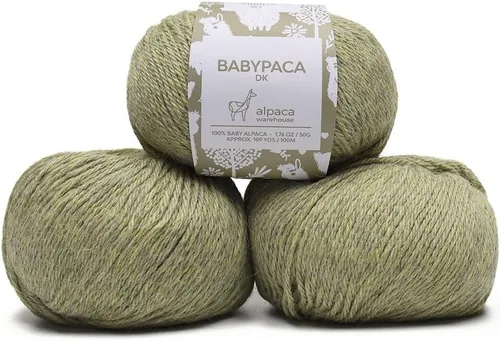 Vista 85 de Juego de 6 madejas de 100% lana de alpaca bebé (10.58 oz) de peso DK, fabricadas en Perú, celestial suave y perfecto para tejer y hacer ganchillo