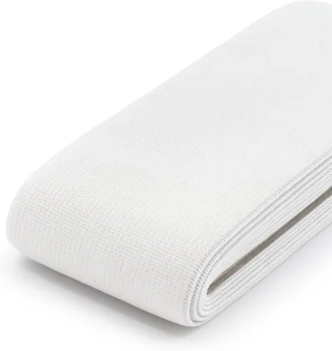 Vista 2 de Dritz Notions - Cintura elástica suave blanca de 2 pulgadas, 2 pulgadas