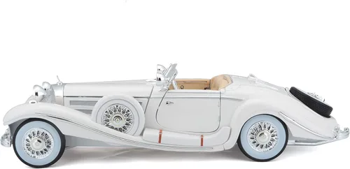 Vista 11 de Maisto 1936 M-B 500 K Type Specialroadster modelo a escala de fundición 1:18.