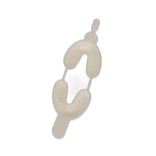 Vista 4 de 108111 Bandejas de Fluoruro Espuma Doble Arco Medio Blanco 100/Pk