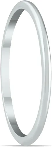 Vista 2 de Anillo de boda de 1mm de grosor abovedado en oro amarillo de 14K
