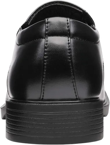 Vista 4 de Bruno Marc Mocasines de vestir forrados de cuero para hombre