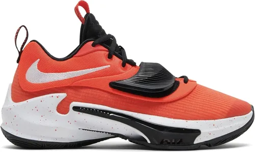 Vista 5 de Nike Zoom Freak 3 Lt StoneBright CrimsonRacer Bl-Grn Strike para hombre (DA0694 100), NegroBlancoNegro