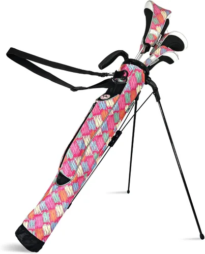Vista 11 de Taboo Fashion Sunday Golf Bags for Women - Lightweight Golf Range Bag with Self Flexing Stand and Shoulder Strap for Driving Range, Par 3 or