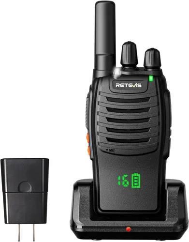 Vista 10 de Retevis Walkie Talkies de largo alcance H777D con pantalla LCD, radio FRS