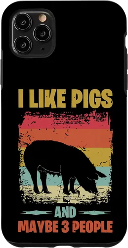 Vista 11 de iPhone 15 Like Pigs And Maybe 3 People Funny Pig Lovers Case