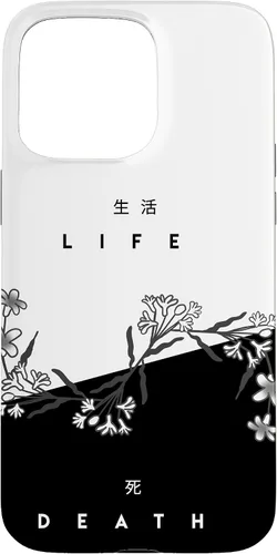Vista 31 de Life Death Flowers - Funda de regalo japonesa minimalista con luz oscura para iPhone 17