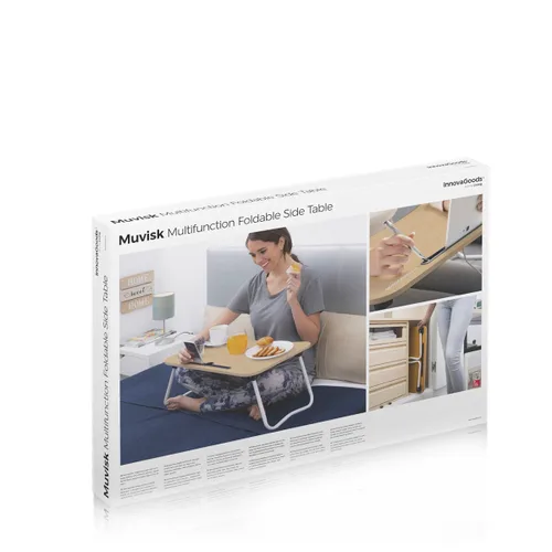 Vista 13 de Mesa Plegable Auxiliar Multiuso Muvisk InnovaGoods
