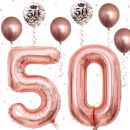 Vista 17 de Decoraciones de cumpleaños número 18 para niños y niñas, globo de aluminio con el número 18 de 40 pulgadas, globos de látex negros y metálicos