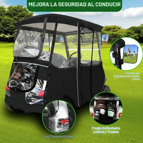 Vista 6 de Carro de golf recinto 2 plazas para Yamaha G29/Drive/Drive2 2007