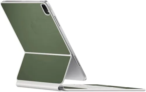 Vista 73 de SopiGuard Skin for 2021 Magic Keyboard Case 12.9 Precision - Adhesivo de vinilo de borde a borde superior, teclado y panel trasero (negro cepillado)