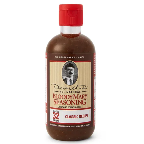 Vista 4 de Demitri's Bloody Mary Seasoning Chilies & Peppers – Spicy Bloody Mary Mix – Mezclador concentrado – Sabor intenso – Perfecto para fiestas de brunch