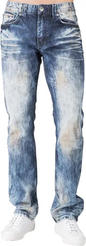 Vista 7 de Level 7 Jeans de mezclilla prémium para hombre, corte recto y hecho a mano negro (Black Tint)