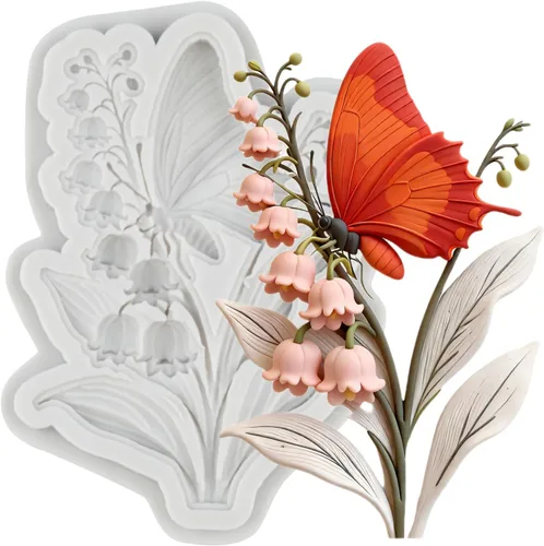 Vista 18 de Molde de silicona para flores de crisantemo para fondant de flores Estilo a