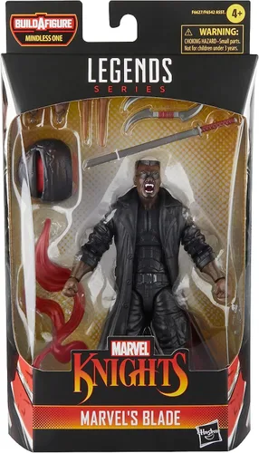 Vista 2 de Hasbro Marvel Legends Series Blade, figuras de acción coleccionables de cómics de 15.2 cm de Caballeros, figuras de acción de Legends