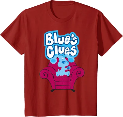 Vista 53 de Camiseta Blue's Clues On Red Sofa Negro