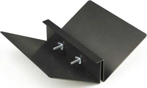 Vista 3 de Displays2go Cuña negra para letreros de hasta 72 pies de alto