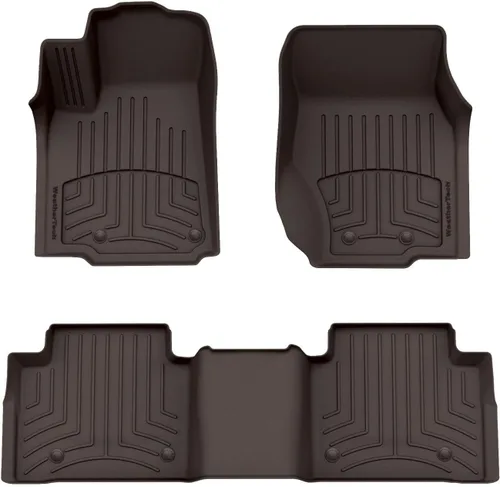 Vista 12 de Weathertech FloorLiner HP Alfombrillas de suelo personalizadas para Jeep Grand Cherokee 4xe - 1ª y 2ª fila (4416961-4417822IM), negro