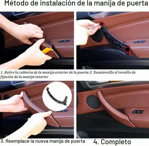 Vista 6 de Manija de puerta interior compatible con BMW X5 E70 / X6 E71