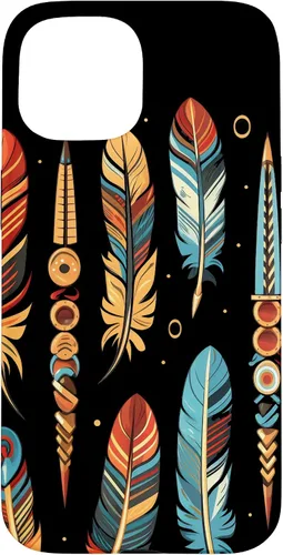 Vista 6 de Colorful Feathers - Funda para iPhone 17