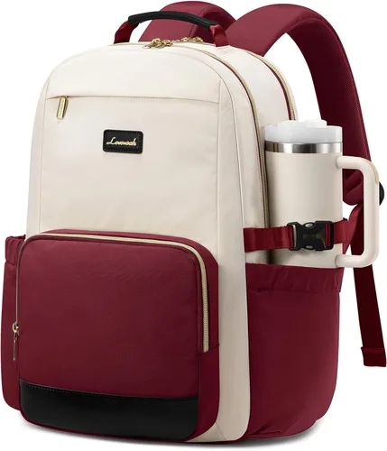 Vista 23 de LOVEVOOK Mochila para laptop para mujer, 15,6 pulg.