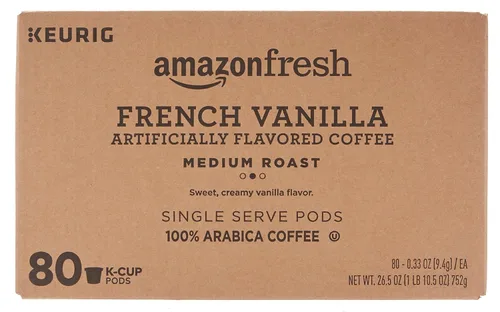 Vista 7 de Amazon Fresh 80 unidades de K-Cups orgánicas de comercio justo, tostado medio de Perú, compatible con cafeteras Keurig