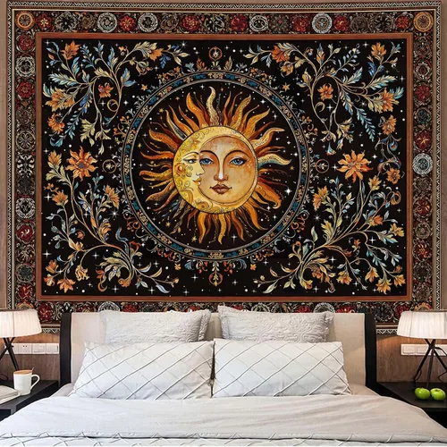 Vista 12 de Accnicc - Tapices Boho de Sol y Luna10127AXS
