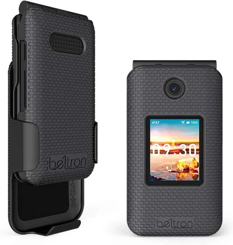 Vista 9 de BELTRON Funda para AT&T Cingular Flip IV con clip para cinturón (U102AA) - Negro