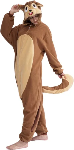 Vista 3 de vavalad Adult Animal Onesie Pajamas Cosplay Animal Homewear Halloween Costume for Women Men