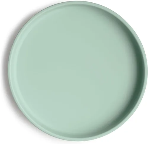 Vista 15 de mushie Plato de Succión Clásico de Silicona Diseño Antideslizante Libre de BPA (Blush)